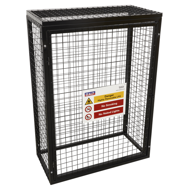 Gas Cylinder Safety Cage - 2 x 47kg