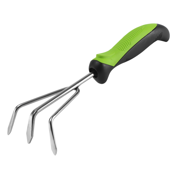 Hand Cultivator with Soft Grip Handle & Stainless Steel Tines