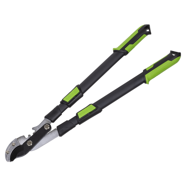 Telescopic Anvil Lopping Shears with Soft Grip Handle, Geared & Carbon Steel Blade