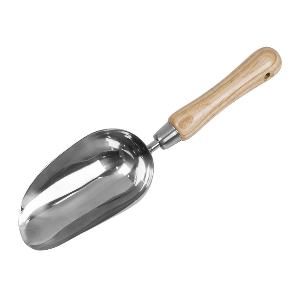 Premier Garden Scoop with Ash Handle & Stainless Steel Head