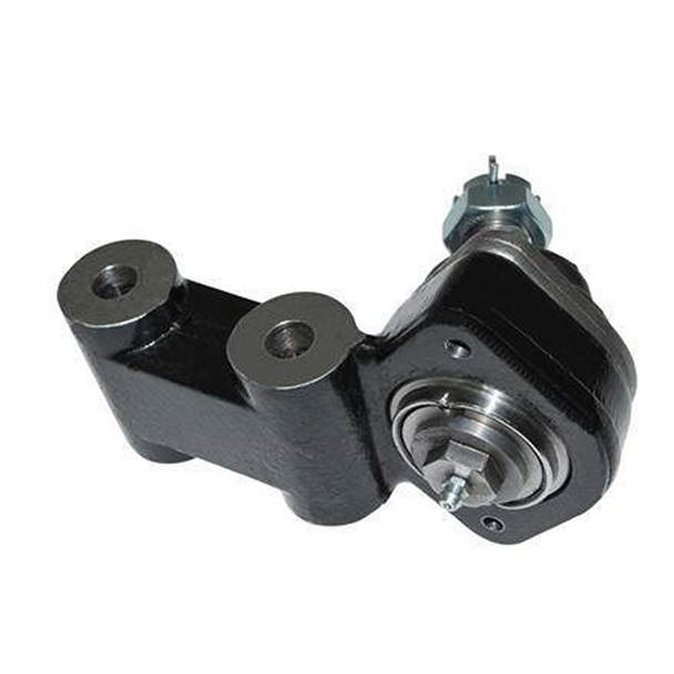 Terrafirma A-Frame Bracket and Ball Joint with 45 Degree High Articulation for Defender, Discovery 1, Range Rover Classic | TF1129ULTRA, black metal automotive suspension component with ball joint for off-road vehicle repairs.