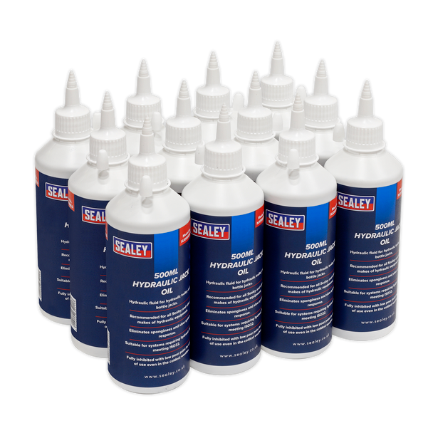 Hydraulic Jack Oil 500ml - Pack of 12