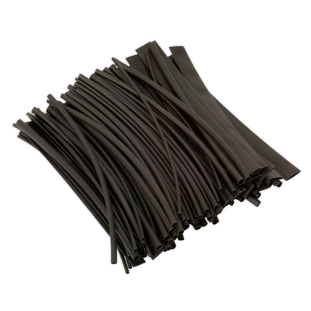 Heat Shrink Tubing 200mm 100pc - Black