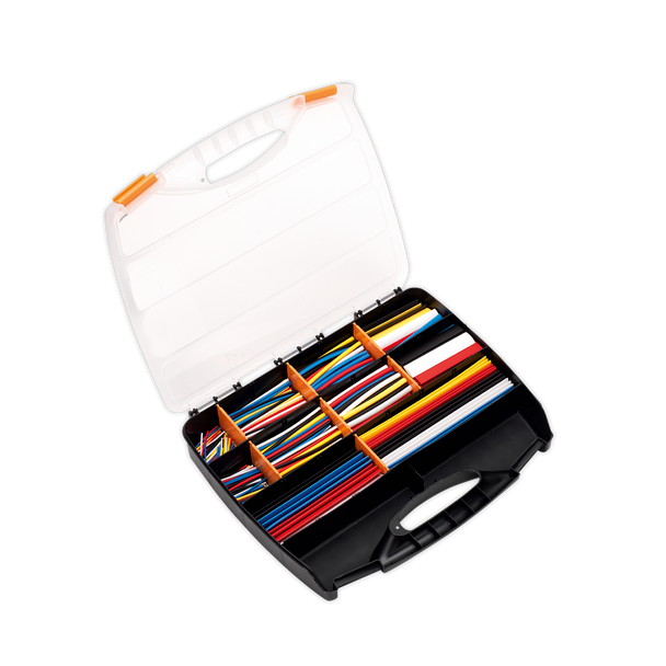 Heat Shrink Tubing Assortment 50, 100, 150 & 200mm 590pc - Mixed Colours