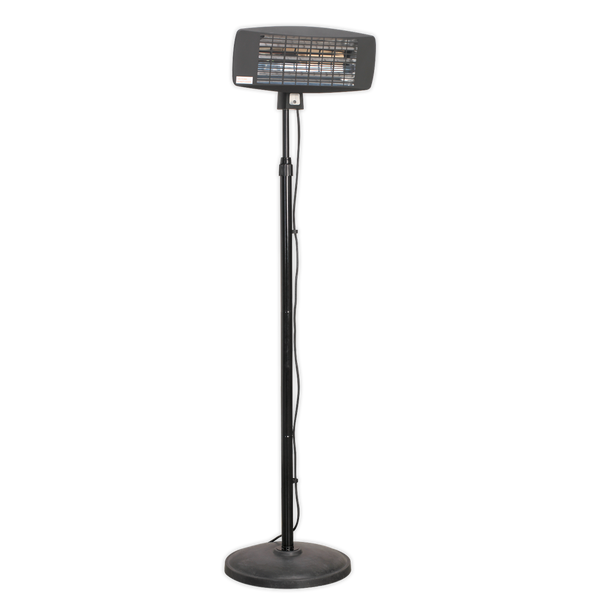 Infrared Quartz Patio Heater with Telescopic Floor Stand 2000W/230V