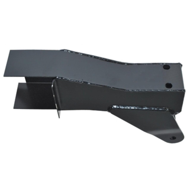 Britpart Front Chassis Leg Left Hand Dumb Iron for Series 2 & 3, black metal automotive replacement part designed for vehicle chassis support.