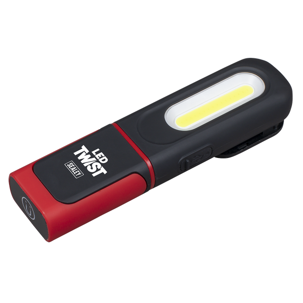 LED Twist Rechargeable Inspection Light 3W COB & 3W SMD LED