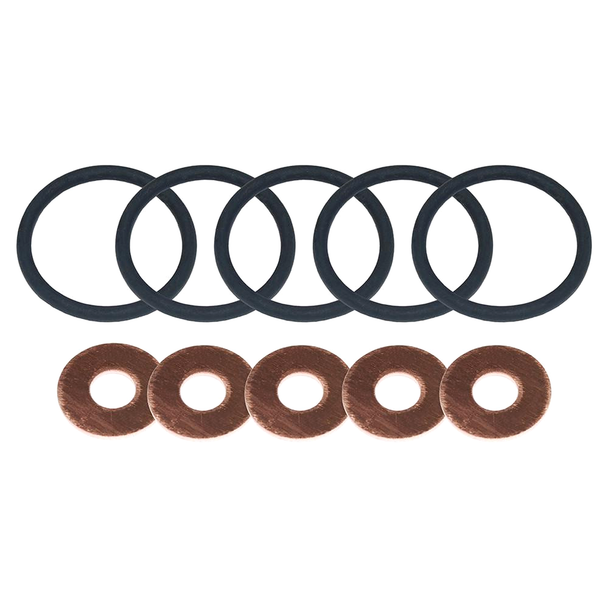 Injector sealing O-ring and washer kit set of 5 for Defender and Discovery 2 Td5 DA2479
