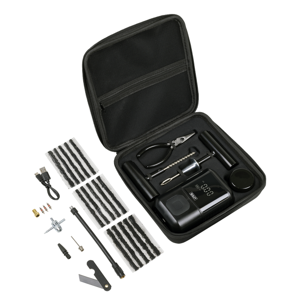 Temporary Puncture Repair Kit & Rechargeable Tyre Inflator