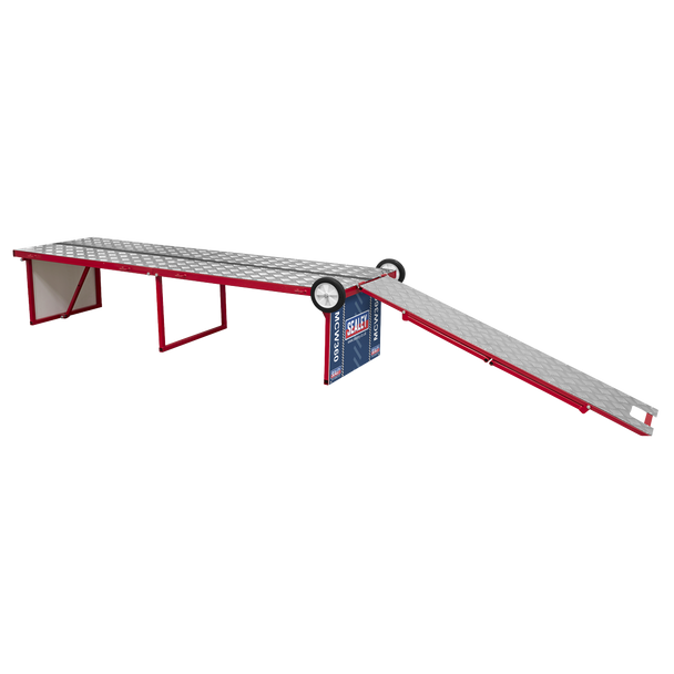 Folding Motorcycle Workbench with Ramp 360kg Capacity