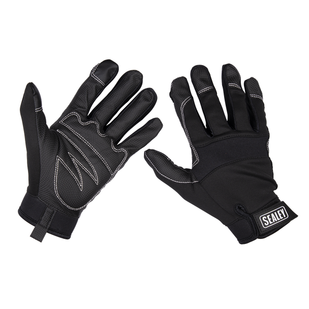 Premier Light Palm Tactouch Mechanic's Gloves (9) - Large