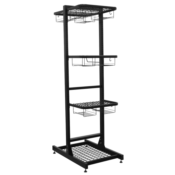 Freestanding Motorcycle Helmet & Gear Storage - MS081FS2