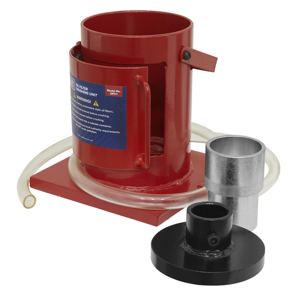 Oil Filter Crushing Unit