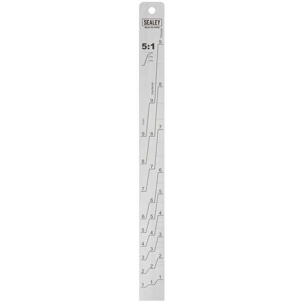 Aluminium Paint Measuring Stick 5:1/5:3