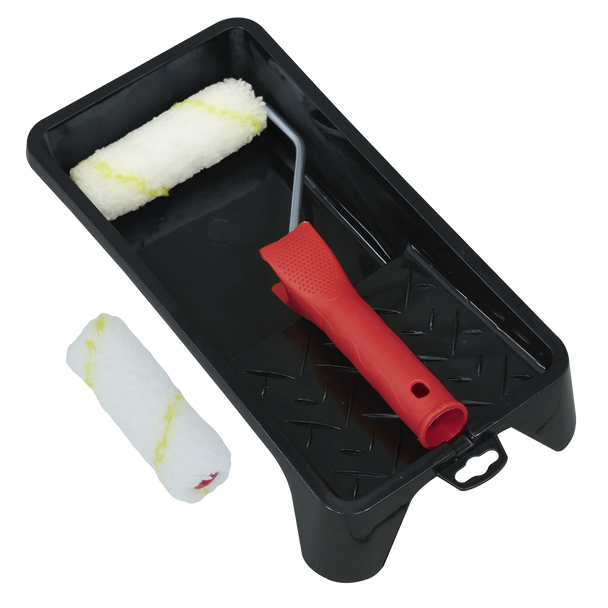 4" Paint Roller Set with Tray