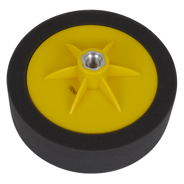 150 x 50mm Buffing & Polishing Foam Head M14 x 2mm - Black/Soft