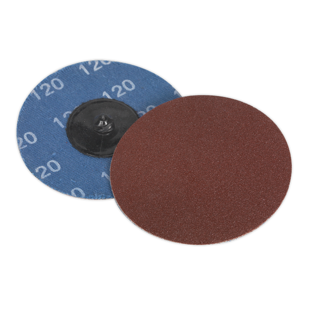 75mm Quick Change Sanding Disc 120Grit - Pack of 10