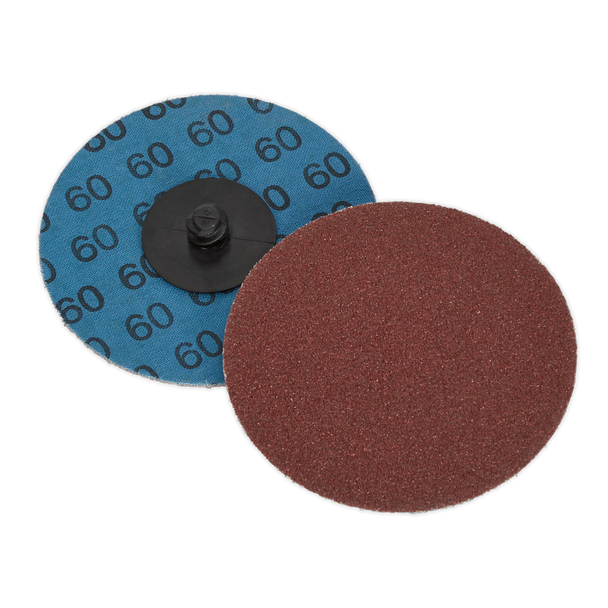 75mm Quick Change Sanding Disc 60Grit - Pack of 10