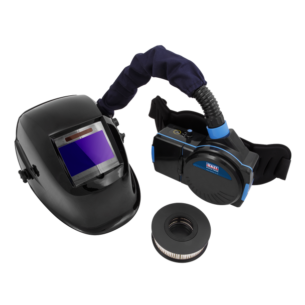 Auto Darkening Welding Helmet with TH2 Powered Air Purifying Respirator (PAPR)