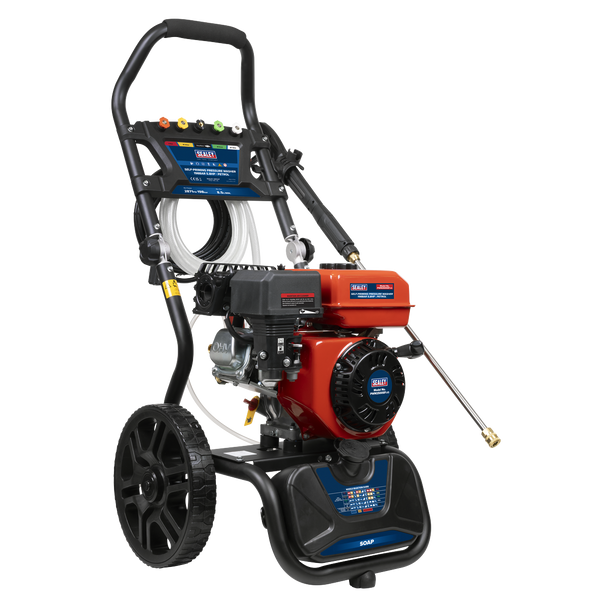Self-Priming Pressure Washer 198bar 5.8hp - Petrol