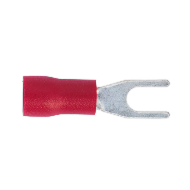 Easy-Entry Fork Terminal 3.7mm (4BA), Red - Pack of 100