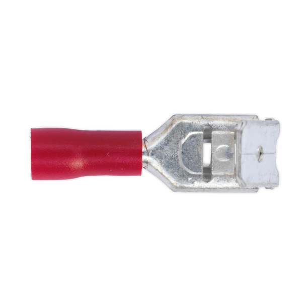 Piggy-Back Terminal 6.3mm, Red - Pack of 100