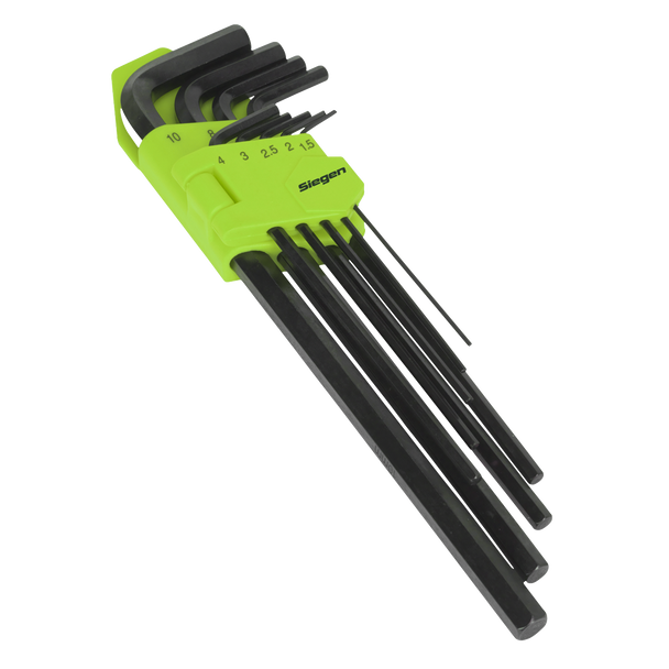 Extra-Long Hex Key Set 9pc