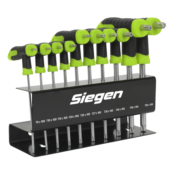 Siegen T-Handle TRX-Star* Key Set 10pc