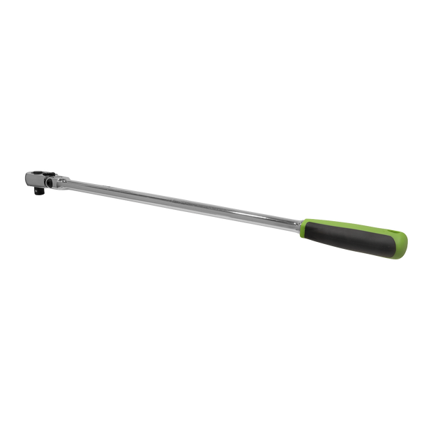 Siegen Extra-Long Flexi-Head Ratchet Wrench with Flip Reverse 1/2"Sq Drive