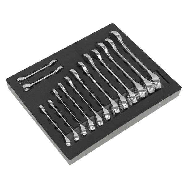 Siegen Stubby Combination Spanner Set 14pc