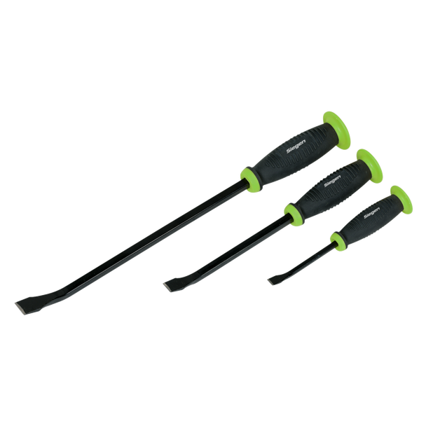 Siegen Pry Bar Set with Hammer Cap 3pc