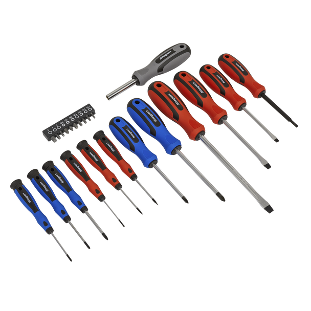 Siegen Soft Grip Screwdriver & Bit Set 23pc