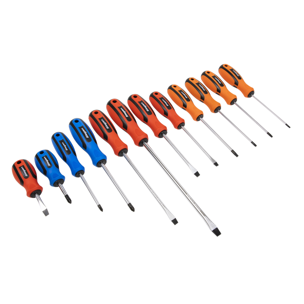 Siegen Soft Grip Screwdriver Set 12pc