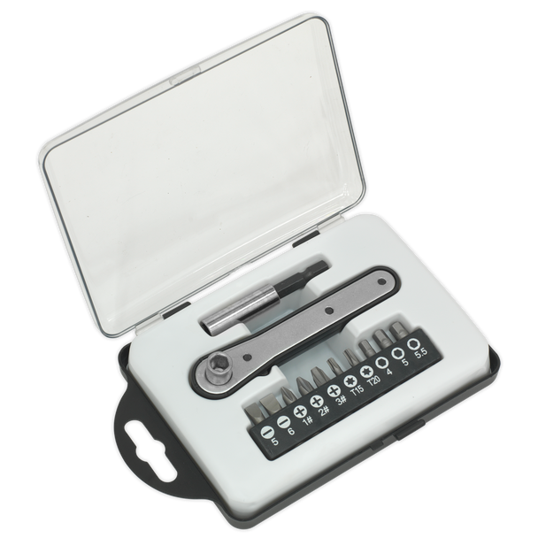 Siegen Ratchet Driver Bit Set 12pc