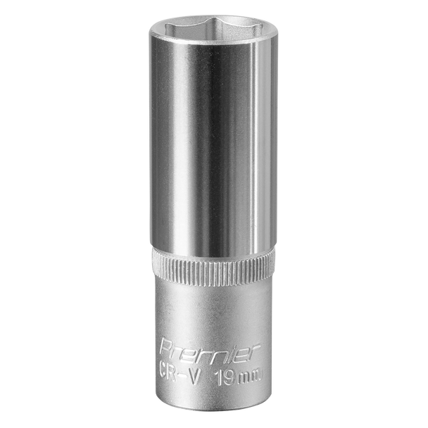 Premier Deep Socket 1/2"Sq Drive 19mm