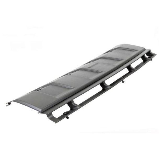 Genuine Land Rover Front Bumper Lower Towing Eye Cover Trim for Discovery 3, gray plastic part designed for vehicle front bumper towing eye cover.