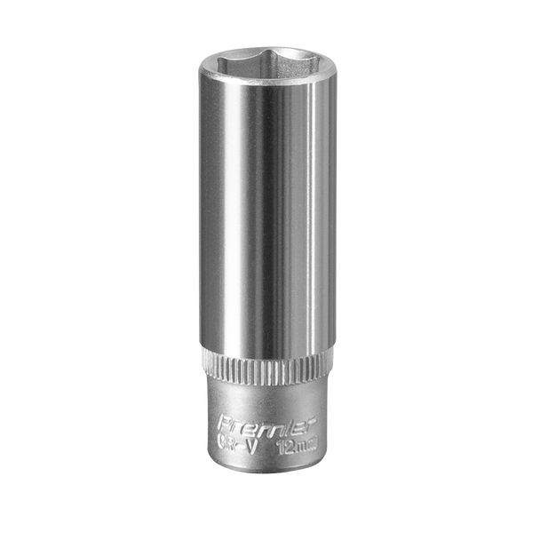 Premier Deep Socket 1/4"Sq Drive 12mm