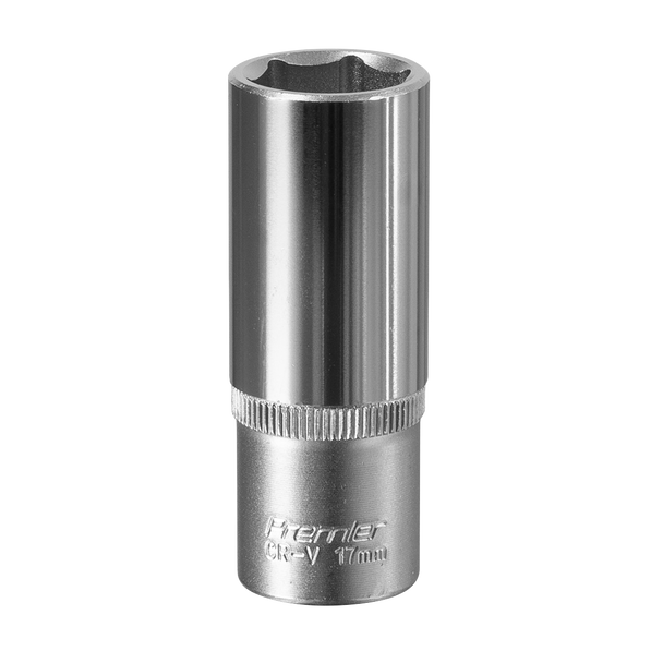 Premier Deep Socket 3/8"Sq Drive 17mm