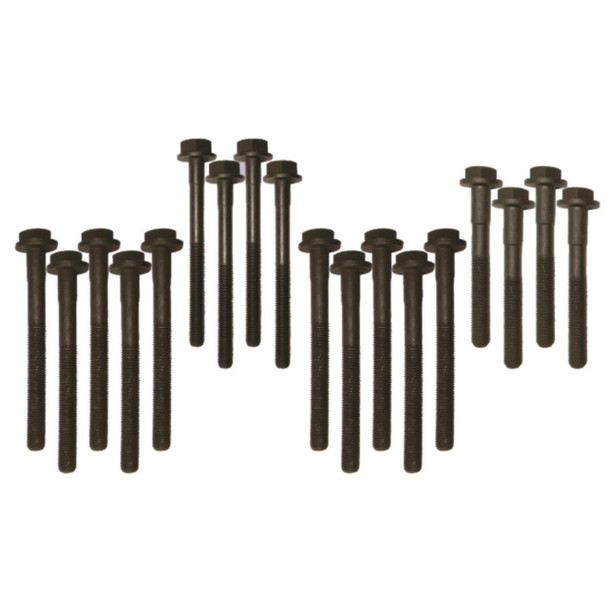 Direct Replacement Cylinder Head Bolt Set for Defender & Discovery 1 300TDi, black metal bolts for engine repair. Direct Replacement Cylinder Head Bolt Set for Defender & Discovery 1 300TDi, black metal bolts for engine repair.