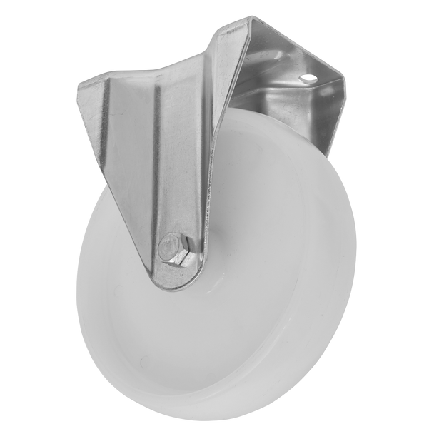 100mm Castor Wheel with Fixed Plate - SCW4100FPEM