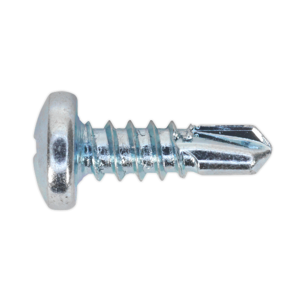 Zinc Plated Self-Drilling Pan Head Phillips Screw 4.2 x 13mm - Pack of 100
