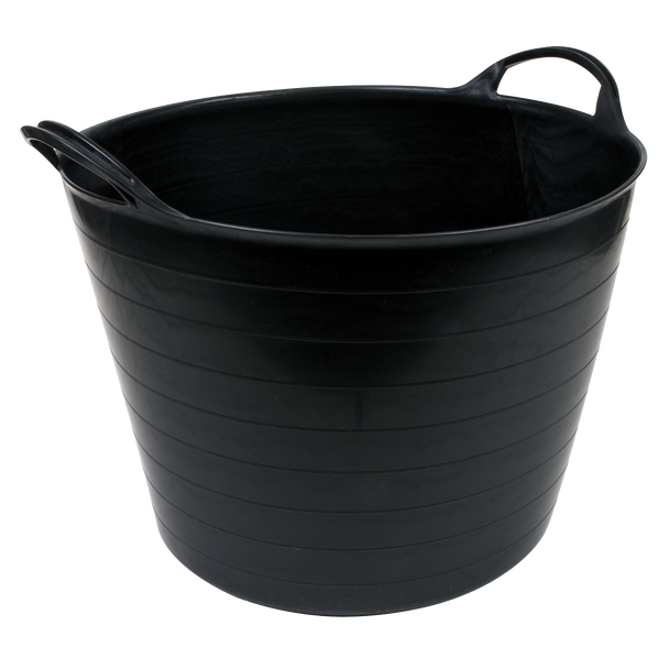 Heavy-Duty Flexi Tub 40L - Black