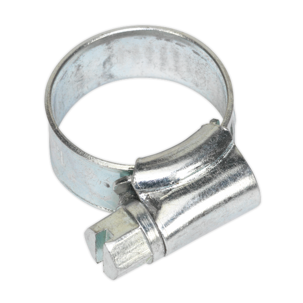 Zinc Plated Hose Clip 10-16mm - Pack of 30