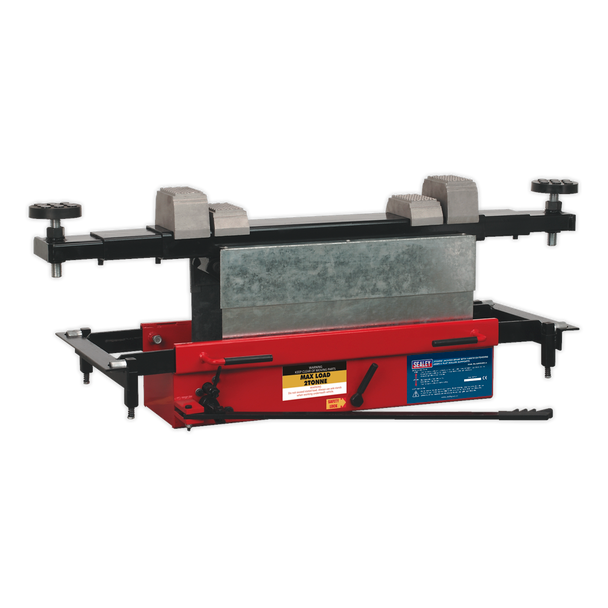 Jacking Beam 2 Tonne with Arm Extenders & Flat Roller Supports