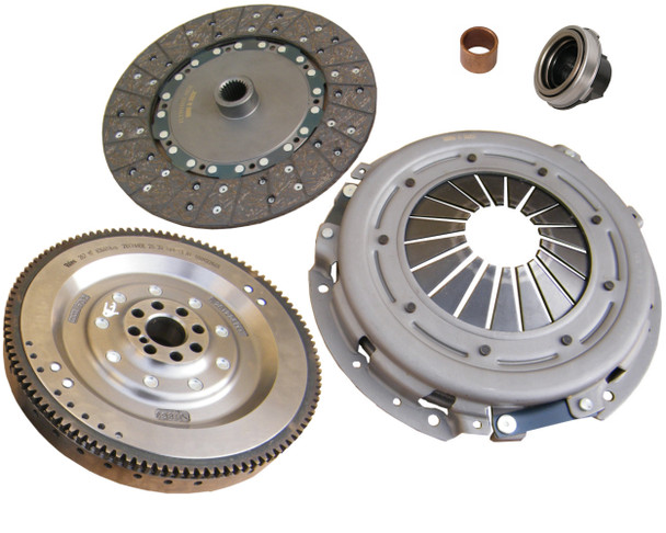 Valeo Clutch Kit with Dual Mass Flywheel, Release Bearing, and Spigot Bush for Defender Td5 & Discovery 2 Td5 | PSD103470 from JGS4x4