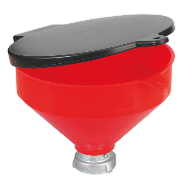 Solvent Safety Funnel with Flip Top