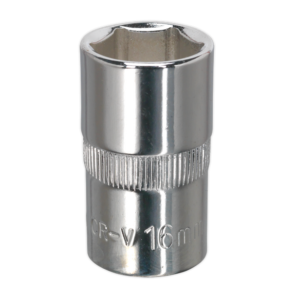 Premier Fully Polished Socket 1/2"Sq Drive 16mm