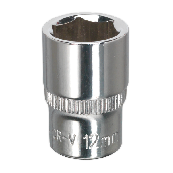 Premier Fully Polished Socket 1/4"Sq Drive 12mm