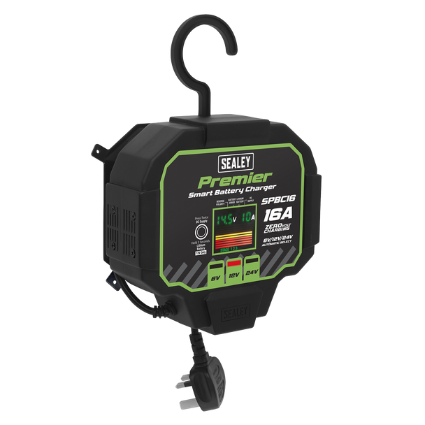 Premier Fully Automatic Battery Charger & Maintainer 16A