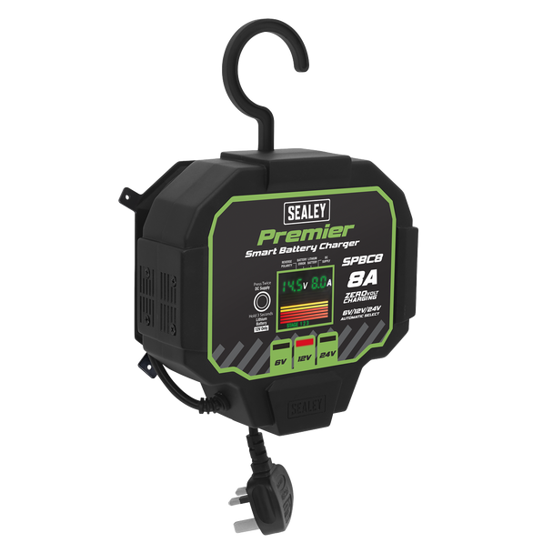 Premier Fully Automatic Battery Charger & Maintainer 8A